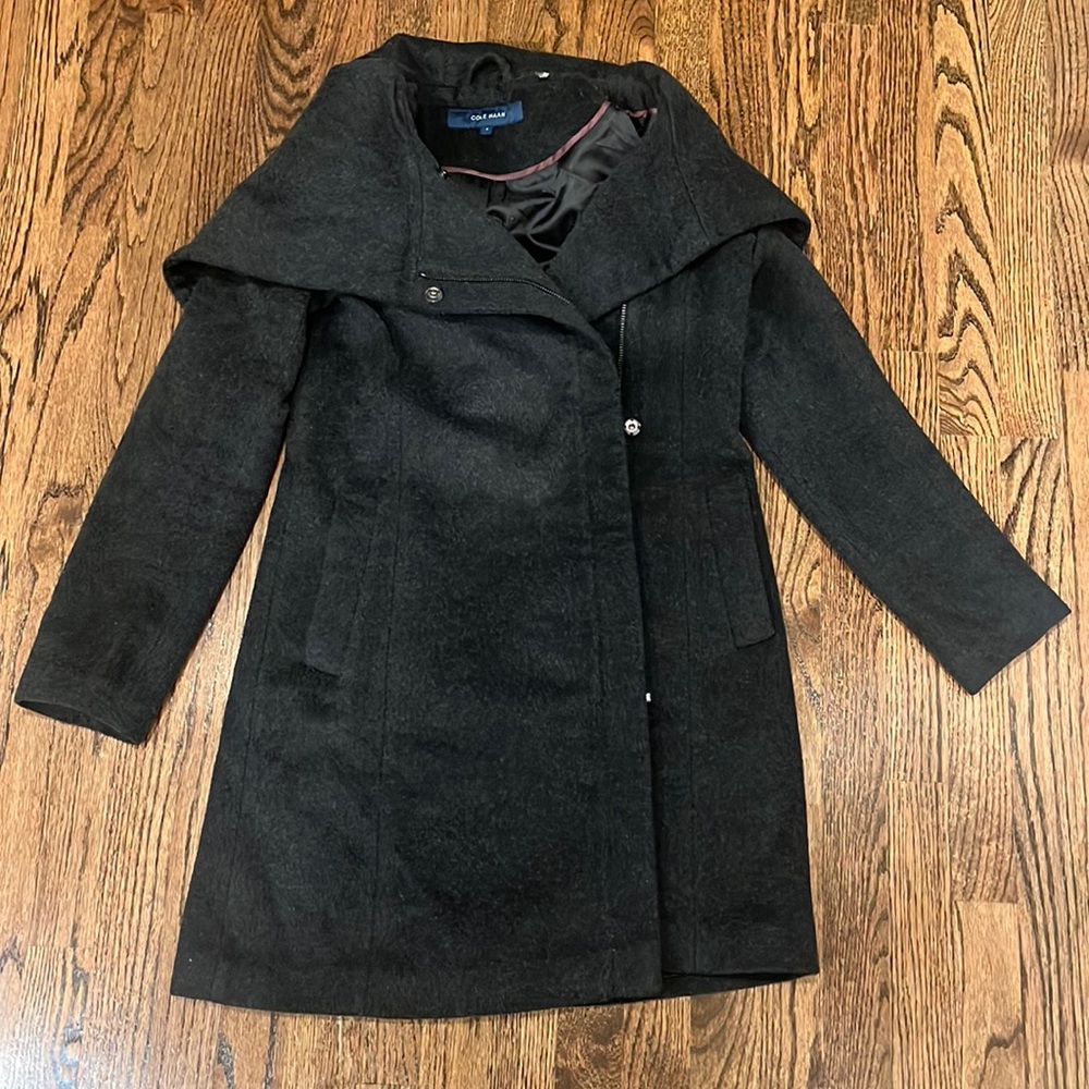 Cole Haan Wool Hooded Jacket